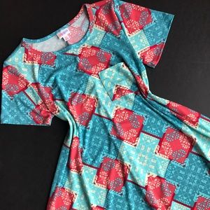Xs Lularoe Carly Dress